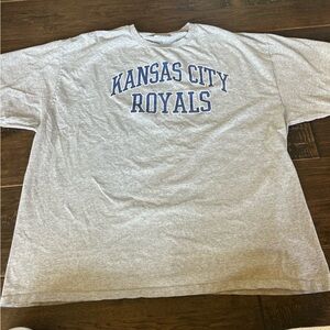 MLB Gray Kansas City Royals Short Sleeve Tee